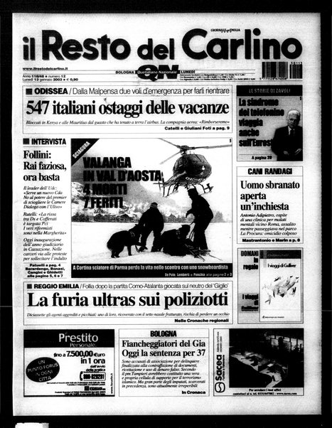 Il Resto del Carlino : giornale dell'Emilia